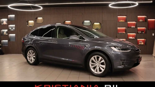 TESLA MOTORS Model X 100D/6-SETER/SKINN/AP/HENGERFESTE/LUFT/ACC/PANO/P.VARME