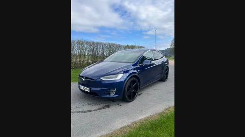 TESLA Model X 75D 4WD 6-s batteri og elmotor garanti 2026