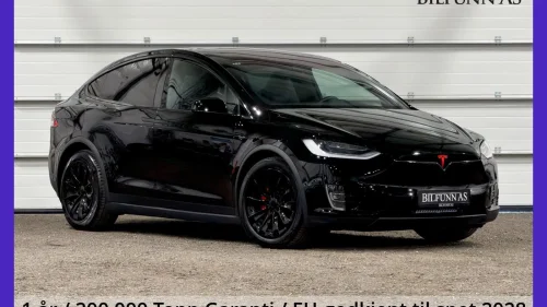 TESLA Model X Long Range Plus 7-seter, FSD, Norsk. Chrome Delete
