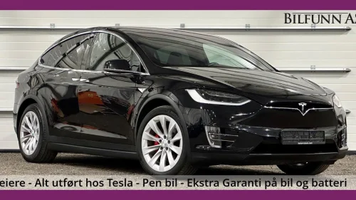 TESLA MOTORS Model X P100 D Edition med gratis lading, sjelden vare, 7-s