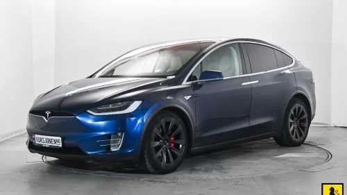 TESLA MOTORS Model X P90D SIGNATURE 7-SETER HENGERFESTE VINTERPAKKE PREMIUM