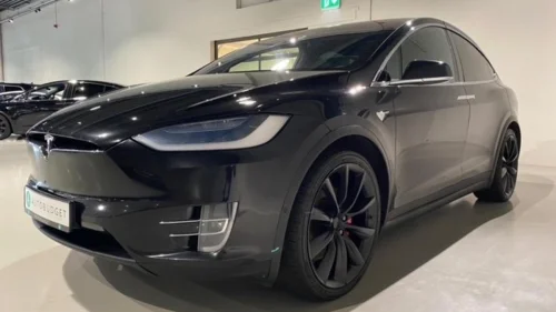 TESLA Model X P100D AWD HENGERFESTE 6-SETER RYGGEKAMERA
