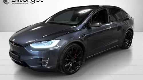 TESLA MOTORS Model X P100D 772hk Toppspekk 6s AP Skinn Krok Nytt Batteri ++