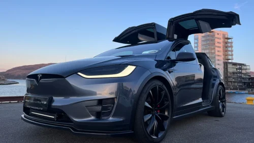 TESLA Model X PERFORMANCE|6S|814HK|RAVEN|22"|CHROME.D|NORGES TØFFESTE