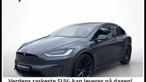 TESLA Model X Plaid! 4x4, 1020hk, 6 seter, H-feste, Nybilgaranti
