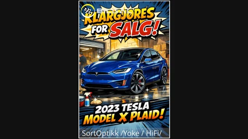 TESLA Model X PLAID 1020HK TriMotor 6Seter FSD-AutoPilot Krok PREMIUM