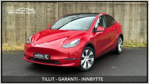 TESLA Model Y Long Range AWD 530KM/Skinn/FSD/S&V Hjul/H.feste/EU2027
