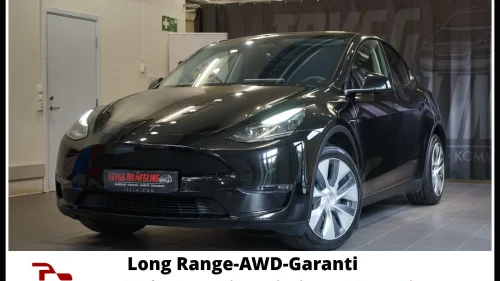 TESLA Model Y LONG RANGE-AWD*1 EIER SIDEN NY*GARANTI*HENGER FESTE++++