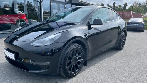 TESLA Model Y Long Range AWD Premium HVITT SKINN Krok AP Induction 20