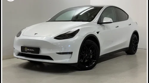 TESLA Model Y LongRange 4x4 514HK SortOptikk Skinn Panorama HiFi