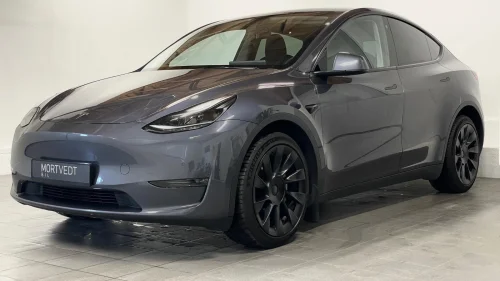 TESLA Model Y LongRange, Awd,Skinn,1Eier,20",Varmepumpe,Panorama