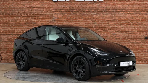 TESLA Model Y LR AWD, 20", mørke ruter