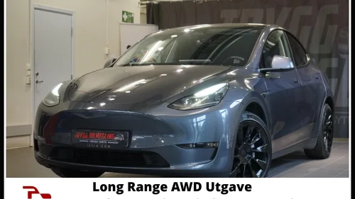 TESLA Model Y LONG RANGE AWD-1 EIER SIDEN NY-EU GODKJENT TIL 2028+++