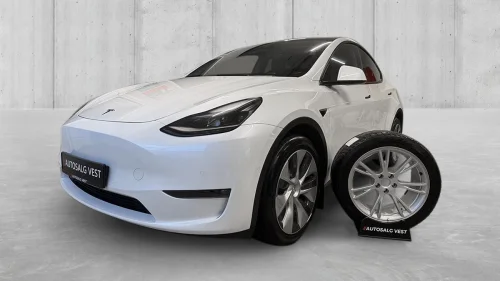 TESLA Model Y LR AWD 507km WLTP/Varmepumpe/Skinn/Ny service/1 eier