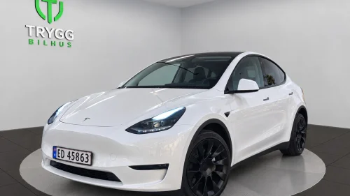TESLA Model Y Long Range AWD / Garantiutløpstest / 1-Eier