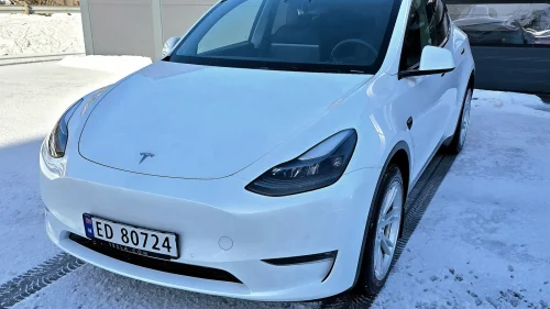 TESLA Model Y Long Range AWD 530KM//Skinn/S&V Hjul/H.feste/++