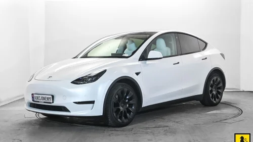 TESLA Model Y LRDM NYBILGARANTI PANORAMA PREMIUM LYD & INTERIØR
