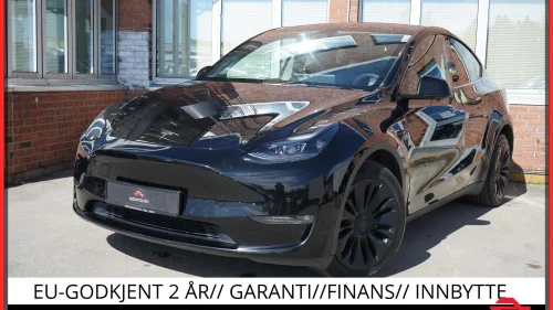 TESLA Model Y LONG RANGE UTGAVE-SE DETALJER-SE FARGEKOMBINASJON++++