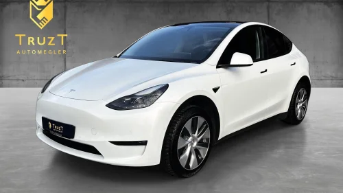 TESLA Model Y LR AWD / LAV KM / Velholdt / Garanti / Premium / S+V+++