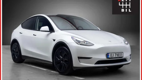 TESLA Model Y LR AWD, PREMIUM INTERIØR, TILHENGERFESTE, VINTERHJUL ++