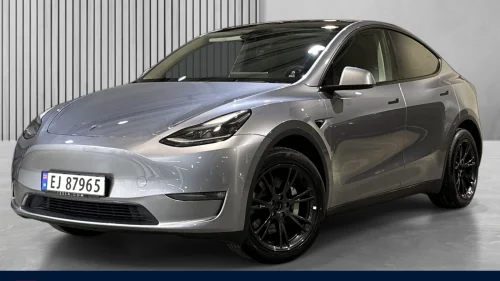 TESLA Model Y LongRange/Tilhengerfeste/AP/V.pumpe/R.Kam/Skinn/AWD