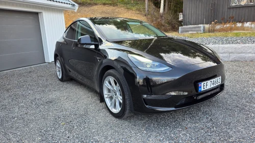 TESLA Model Y Long Range AWD, Lazer ledbar, Nye sommerdekk, Nypolert