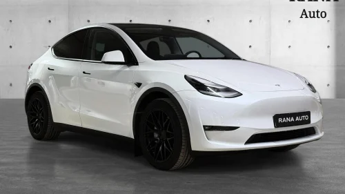 TESLA Model Y Long Range, H.Feste, AWD, Skinn, AP, Lav KM