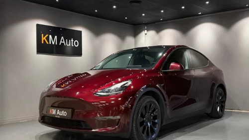 TESLA Model Y LONG RANGE AWD CHERRY RED/AUTOPILOT/RYZEN/BERLIN/KROK