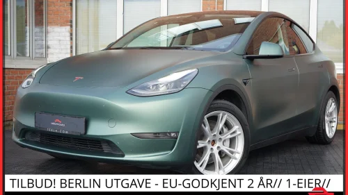 TESLA Model Y Y LONG RANGE UTGAVE-SE DETALJER-SE FARGEKOMBINASJON++++
