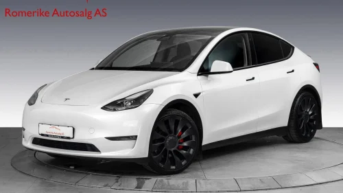 TESLA Model Y Performance/ Hengerfeste+++ Meget pen bil