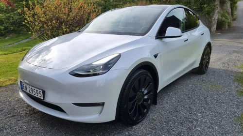 TESLA Model Y Performance AWD. 2 x 21". Krok