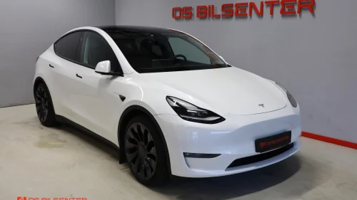 TESLA Model Y Performance, 1 Eier, Skinn,Hengerfeste,Panroama ++
