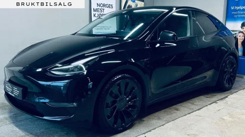 TESLA Model Y Performance AWD | Hengerfeste | 1 eier | Lav km | PPF |