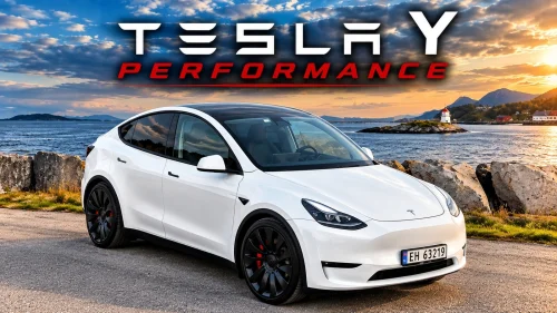 TESLA Model Y Performance AWD,Prem HiFi,2 sett felg Uberturbine S/W