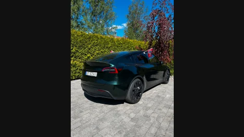 TESLA Model Y Performance AWD - HELFOLIERT GRØNN - Gi bud!