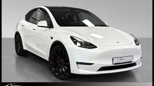 TESLA Model Y Performance AWD Skinn/Hengerfeste/ACC/Kamera/AP/21
