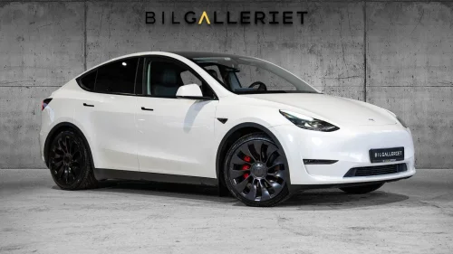 TESLA Model Y PERFORMANCE/2X 21´HJUL/NY EU/KROK/P-SENSORER/SKINN