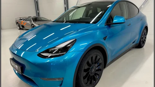 TESLA Model Y Performance uberturbine,Foliert,Krok,Premium,Karbon