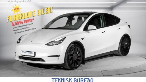 TESLA Model Y Long Range AWD Performance, Matrix, 21” felger sommer