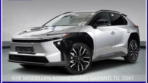 TOYOTA BZ4X NYE MODELLEN BITONE 15ÅRS GARANTI TIL 2041