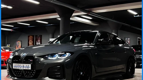 BMW i4 M50 FullyCharged/DravitGrå/Skinn/H&K/H.feste/Laser