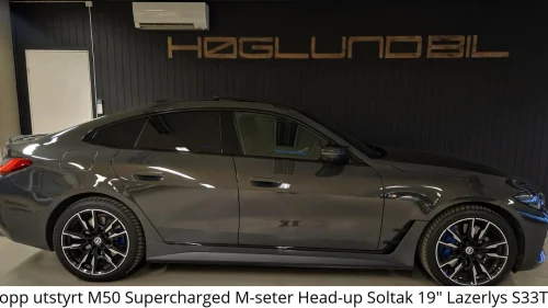 BMW i4 M50 M50 Supercharged M-seter Head-up s33t 2xCarbon Soltak