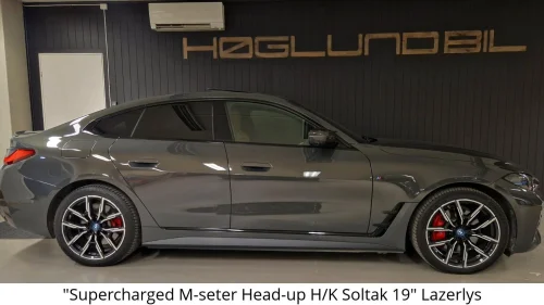 BMW i4 M50 "Supercharged M-seter Head-up H/K Soltak 19" Lazerlys