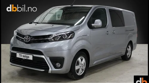TOYOTA PROACE L2 med bakluke | 2 Skyvedører | H-feste | 3seter |