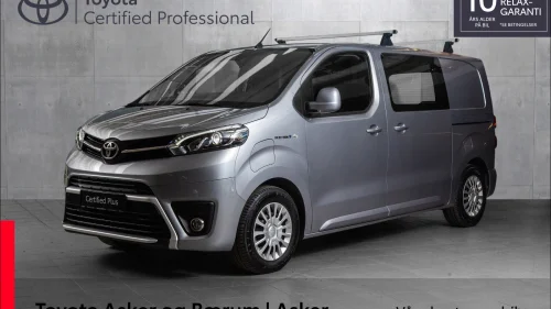 TOYOTA PROACE Electric 75kWt Comfort Fleet L1H1 SHB m/HENGERFESTE