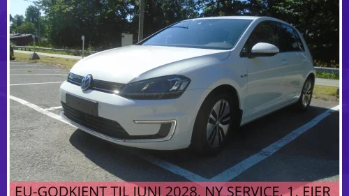 VOLKSWAGEN GOLF E-GOLF 116 HK AUTOMAT, RYGGEKAMERA, 6 MND GARANTI, PEN