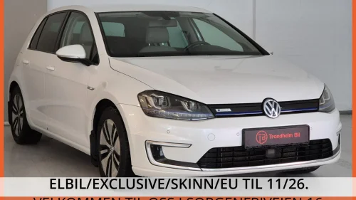 VOLKSWAGEN GOLF E_golf Exlusive