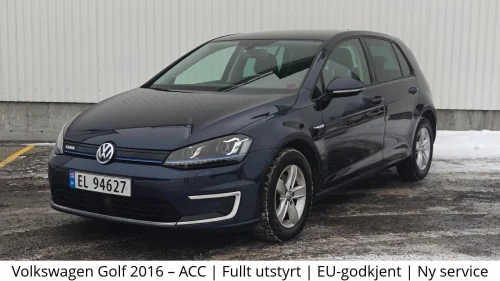 VOLKSWAGEN GOLF ACC | Fullt utstyrt | EU-godkjent | Ny service