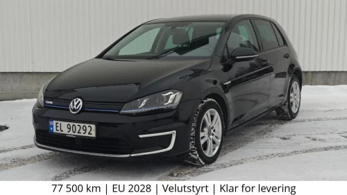 VOLKSWAGEN GOLF 77 500 km | EU 2028 | Velutstyrt | Klar for levering