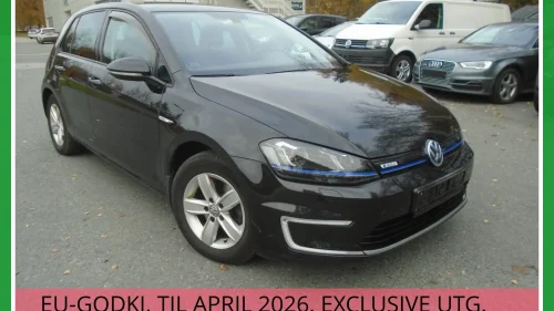 VOLKSWAGEN GOLF E-GOLF NY I NORGE, BATTERIGAR, SKINN, SERVICEHISTORIKK